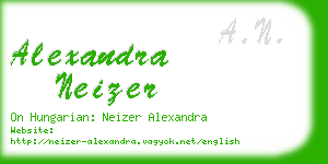 alexandra neizer business card